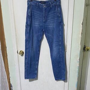 Aero Men's Relaxed Fit Jeans in Deep Blue